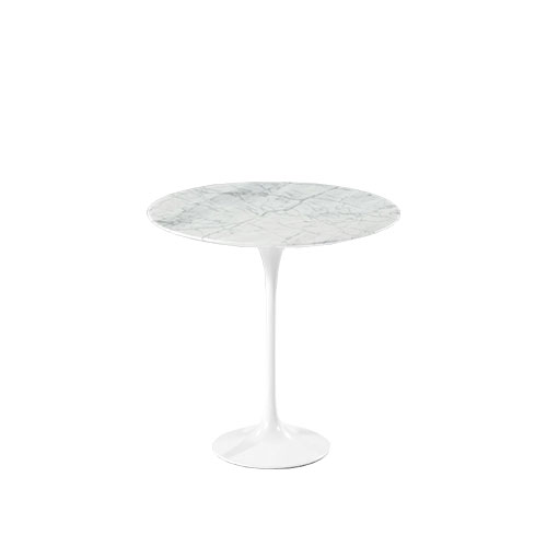 Flor Side Table - Marble White